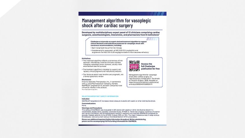 Perioperative vasoplegia protocol PDF